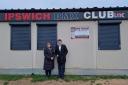 Ipswich MP Tom Hunt visiting the Ipswich BMX Club
