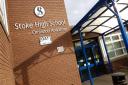 Stoke High School in Ipswich has been praised for its response after it was forced to close on Thursday.