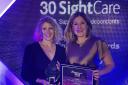A J Rawling has won the Outstanding Achievement award at the Sightcare awards