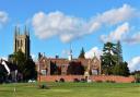 View of the Holy Trinity Church from Long Melford green