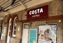 The Costa Coffee branch has opened at Ipswich railway station