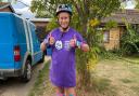 Emma Watkins has skated 31 miles this month in August, and has raised almost £1,000