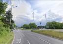 The crash happened at a roundabout on the A12 at Martlesham