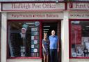 Jeremy and Debbie Brown outside their post office and retail business