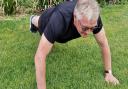 Ian Pulford committed to doing 3,000 push-ups in April for East Anglian Air Ambulance