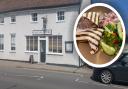 The Angel in Needham Market was the target of a petty theft last week where floral decorations were taken from the outside of the cafe.