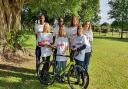 Mark, Alex, Tory, George, Kieran and Becky will be cycling 309 miles over two countries over four days in July