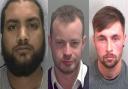 Aarron Murray, who ran a county line, Henry Goldings, who sexually assaulted a child, and Joshua Meider, who sexually assaulted a woman in Colchester are among those who were jailed in Suffolk this week