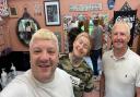 Nigel Seaman and his cousin Simon Lummis got their hair cut in the same style as England's Phil Foden