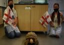 Bowser the tortoise, at Suffolk Rural, has predicted an England victory over Scotland at Euro 2020
