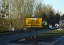 Resurfacing works have been ongoing on the A14 just outside Ipswich