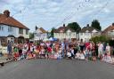 Dozens of people took part in the Jubilee celebrations in Brookfield Road