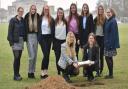 Students at Ipswich High School have buried a time capsule filled with items and letters telling future generations about the impact Covid-19 has had on them
