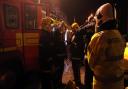 Residents were evacuated after a flat fire in Ipswich overnight (file photo)