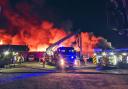 The fire, at the Sackers scrap metal and waste recycling centre in Needham Market, broke out in the early hours of Saturday morning.