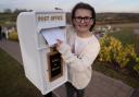 A Kesgrave mum is hoping that 'post boxes to heaven' can be installed in Ipswich churchyards and cemeteries. She was inspired by the efforts of nine-year-old Matilda Handy from Nottingham. Credit: SWNS