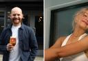 Gareth Harper (left) has thanked Maisy Armstrong (right) and her friend for their viral TikTok.