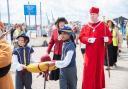 The ceremonial arrival of Wolsey's Hat at Ipswich Waterfront kick-started interest in the project.