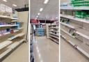 Shelves are emptying in Wilko, Ipswich