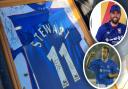 A signed Town shirt has sold for £1,700 after being found at a recycling centre in Suffolk