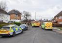A man in his 50s died in the fire at Crocus Close in Ipswich.