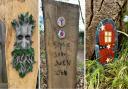 An Enchanted Tree Trail will be launching in Rushmere St Andrew on Saturday, and excitement has not been dampened despite the efforts of three vandals. Images: Jason Alexander
