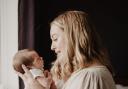 Emily Cherrington with baby George.