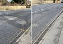 A resident has described a road surface in Ipswich as a 'disgrace'
