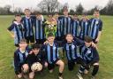 Holbrook Academy U13 Boys are celebrating after reaching the final of a national tournament