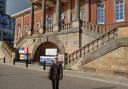 IBC leader Neil MacDonald outside the Old Custom House in Ipswich.