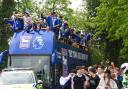 Ipswich Town's open top bus promotion parade