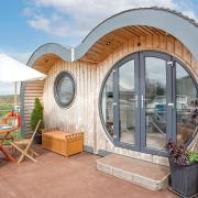 Secret Water - the first floating glamping pod of it's kind. At Hippersons Boatyard