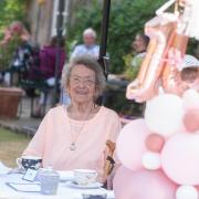 Gladys celebrated her 100th birthday at Hintlesham Hall on Sunday