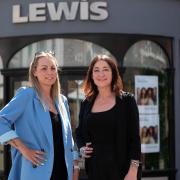 Gina Foster is going to be opeong a new shop within Lewis Hairdressing in Ipswich.  Gina with owner of Lewis, Lisa Fyatt.