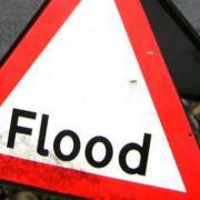 There are severe delays on the A12 after a carriageway has flooded