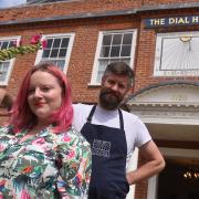 Hannah Springham and Andrew Jones at the Dial House, Reepham. Picture: Jamie Honeywood