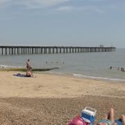July 2019 saw a heatwave, with people heading for Felixstowe to soak up the sun.  Picture: SARAH LUCY BROWN
