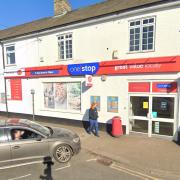 The armed robbery took place at the Post Office in Claydon