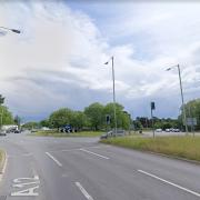 The crash happened at a roundabout on the A12 at Martlesham