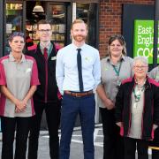 Opening of the new East of England Co-op store in Needham Market, Suffolk