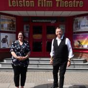 Wayne Burns, manager of Leiston Film Theatre, pictured with assistant manager Becky Nichols
