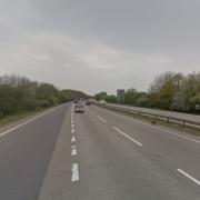 The A12 at Howe Green near Chelmsford, where the collision happened