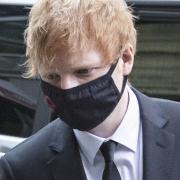 A snippet of an unreleased Ed Sheeran song was accidentally played during a hearing at the High Court
