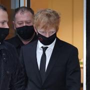 Suffolk's Ed Sheeran has appeared at the High Court for a case over his Shape of You song