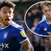 Macauley Bonne and Joe Pigott are vying for the one striker spot at Ipswich Town.