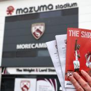 Town fans make the long trip to Morecambe's Mazuma Stadium this weekend.