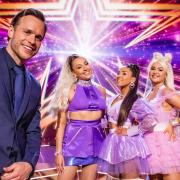 Connie, next to Olly Murs, appeared on ITV talent show singing as Ariana Grande