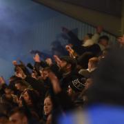 Ipswich Town fans enjoy their first ever experience of AFC Wimbledon's new Plough Lane home.