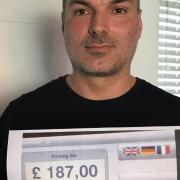 Mark Stone from Harwich had to pay £187 to get his car back from an Ipswich car park