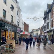 Christmas shopping has started early in Ipswich town centre